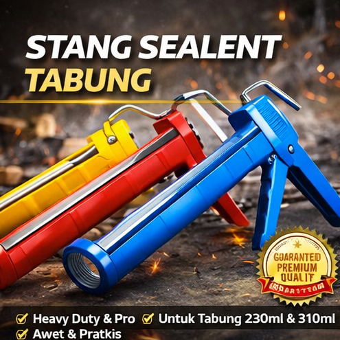 Alat Tembak Lem Kaca Sealent Tabung | Pegangan Stang Sealent