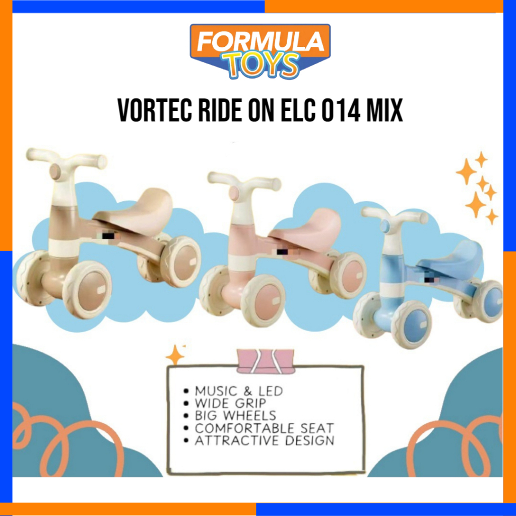 MAINAN ANAK RIDE ON VORTEC RIDE ON ELC 014 MIX
