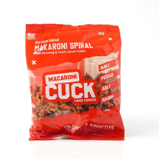 Jiwa_Mudamu Makaroni Spiral Daun Jeruk Cuck Kemasan Reguler 80 Gram Makaroni Ulir