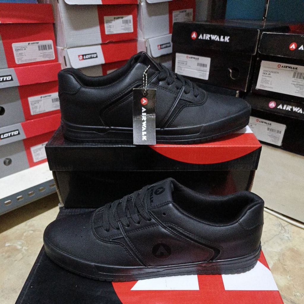 Sepatu Sneaker's Pria Airwalk Bexley Full black Original