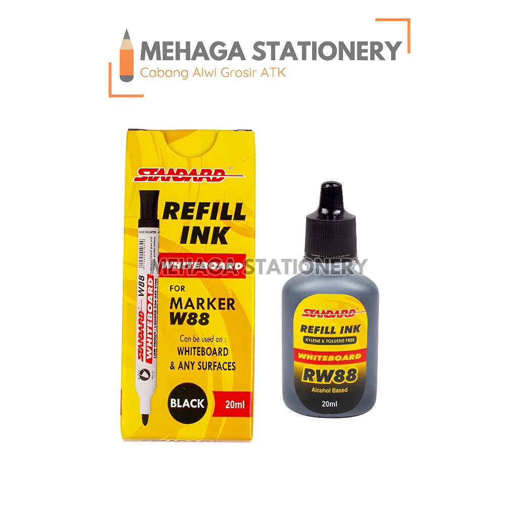 Refill Tinta Spidol Whiteboard & Permanent 20ml Standard | 1 Botol