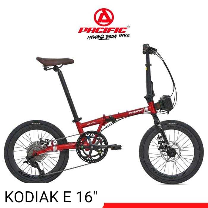 Sepeda lipat pacific kodiak E 16 inch , SEPEDA LIPAT 16 PACIFIC KODIAK E 9 SPEED