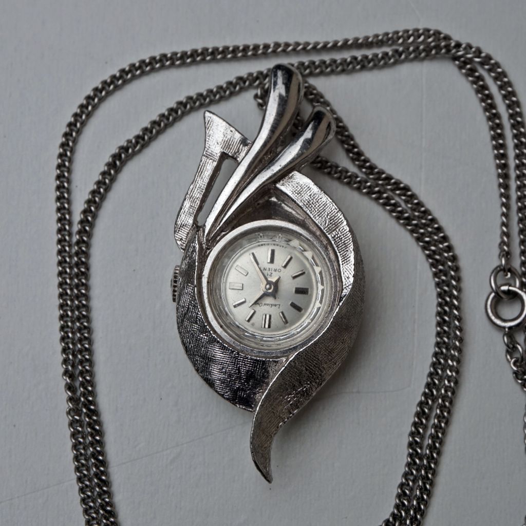 Jam Kalung Orient Original Vintage langka Manual Winding