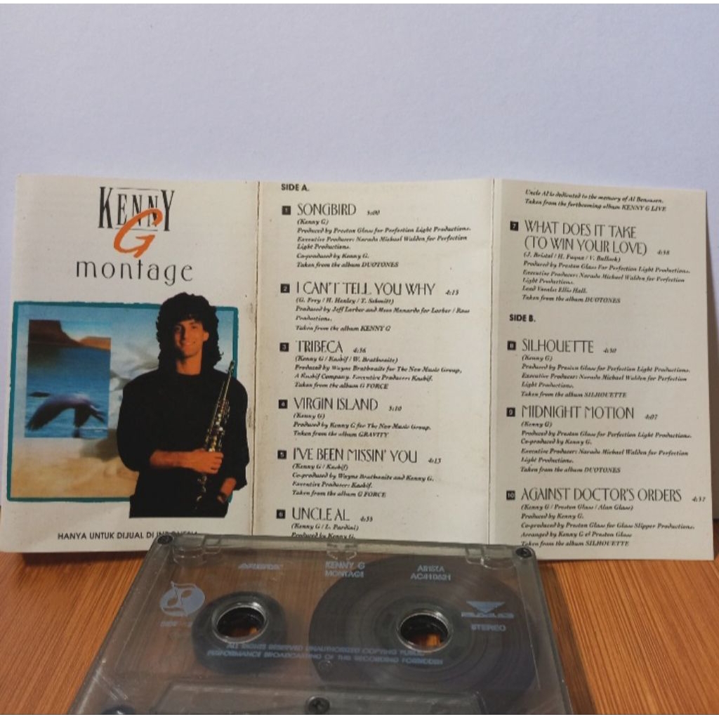 Kaset Kenny G - Montage