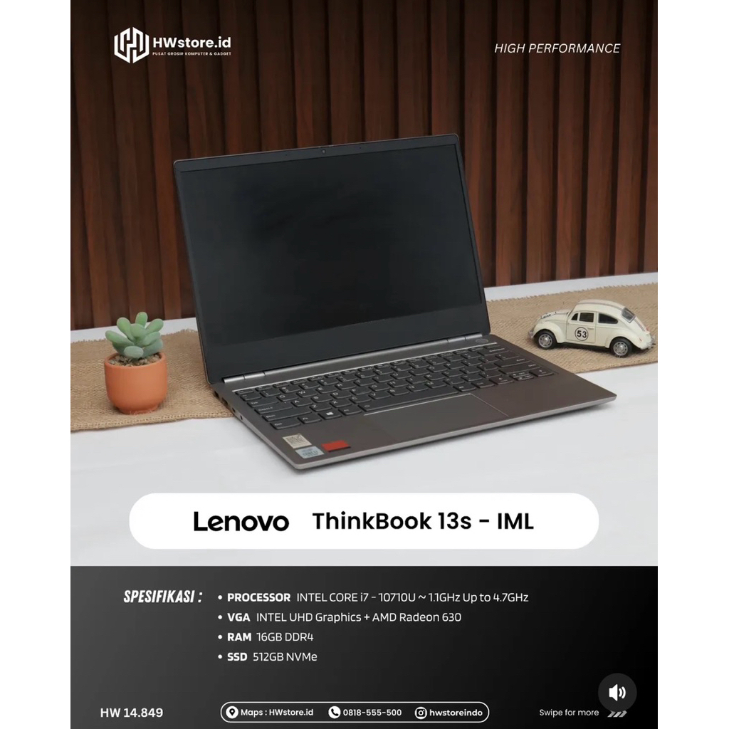 LENOVO ThinkBook 13s - IML