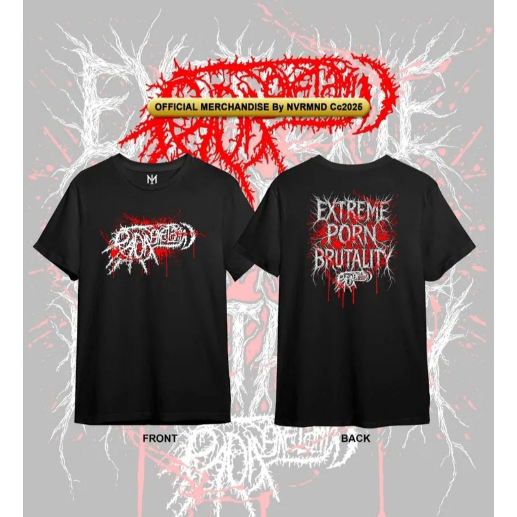 Kaos Distro musik metal Radang Kelamin - Extreme Porn Brutality