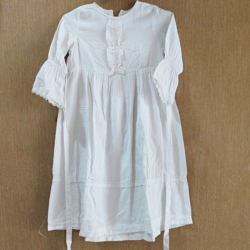 preloved gamis putih anak