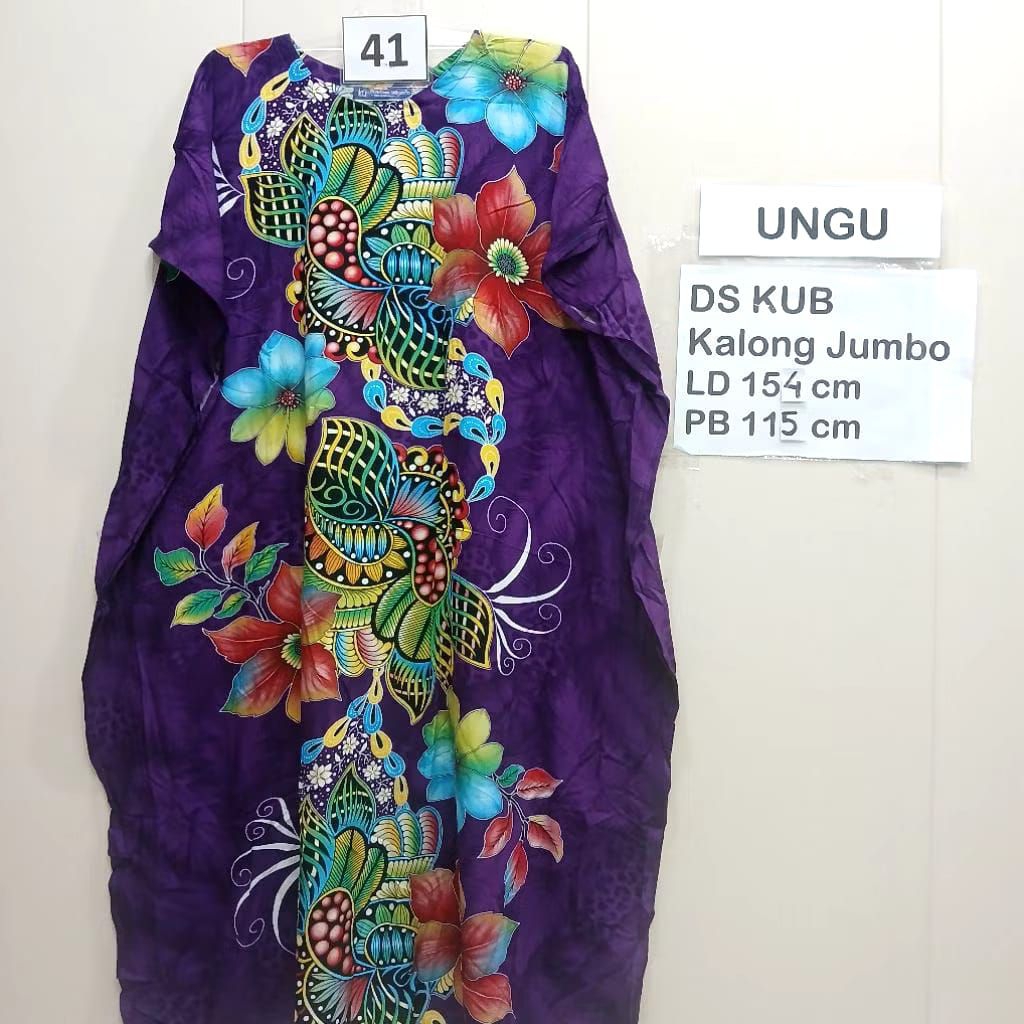 Daster Kalong Jumbo Big Size Kencana Ungu Daster Lowo Jumbo Premium Ld 130 140 150 Daster Kaftan Wan