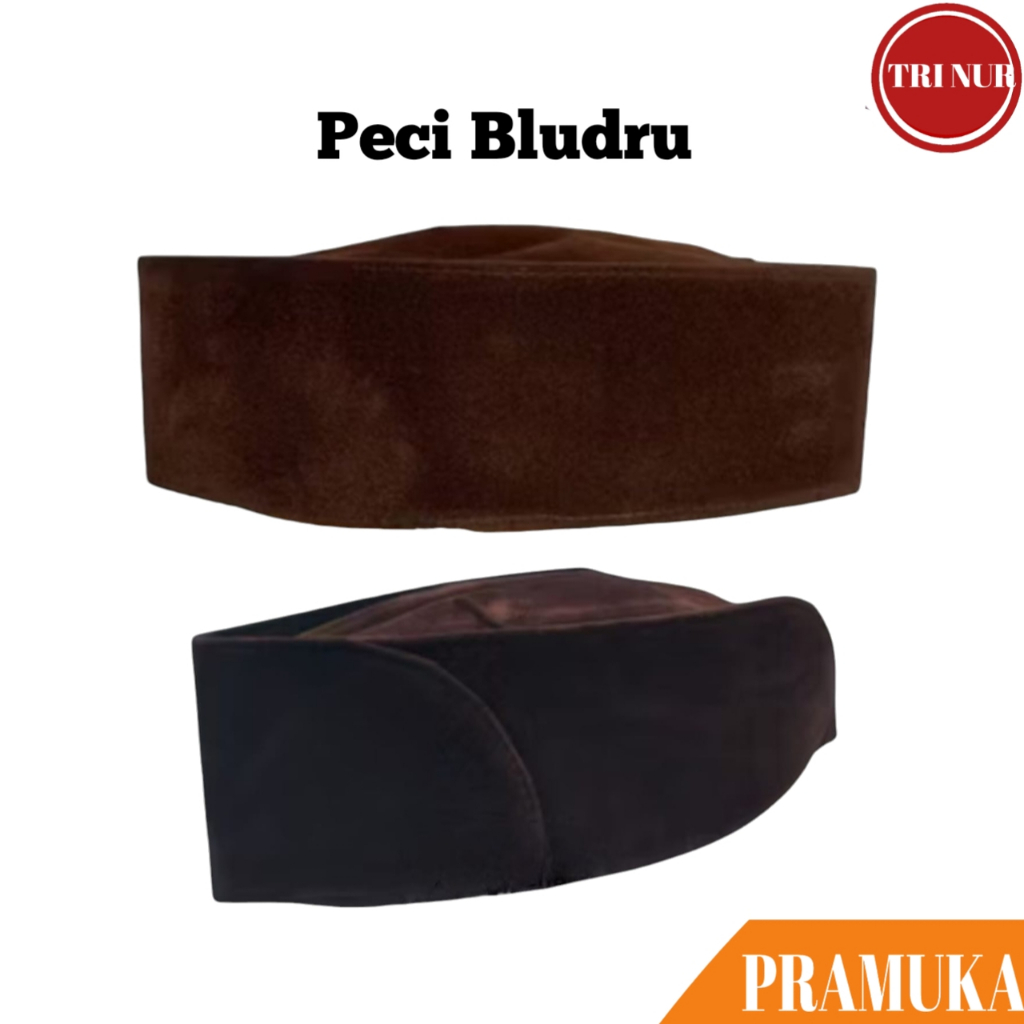 Peci Polos Coklat / Peci Putra & Putri / Peci Korpri / Peci Pembina Pramuka / Peci Paskibra