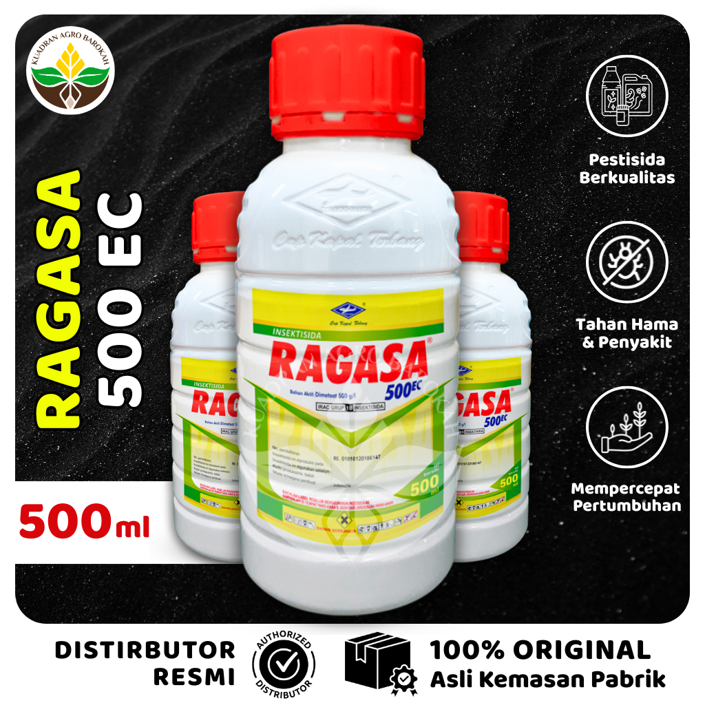Insektisida RAGASA 500 EC 500 ml - Cap Kapal Terbang