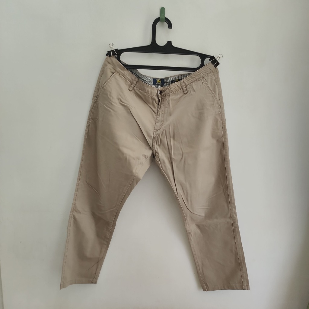 CELCIUS Chino Pants Khaki Original- Celana Panjang Katun Pria Size 36 (AVPCL003)