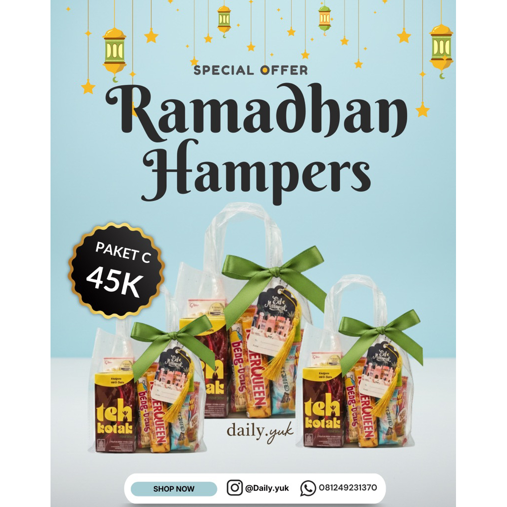 HAMPERS LEBARAN SNACK MURAH | HAMPERS SNACK