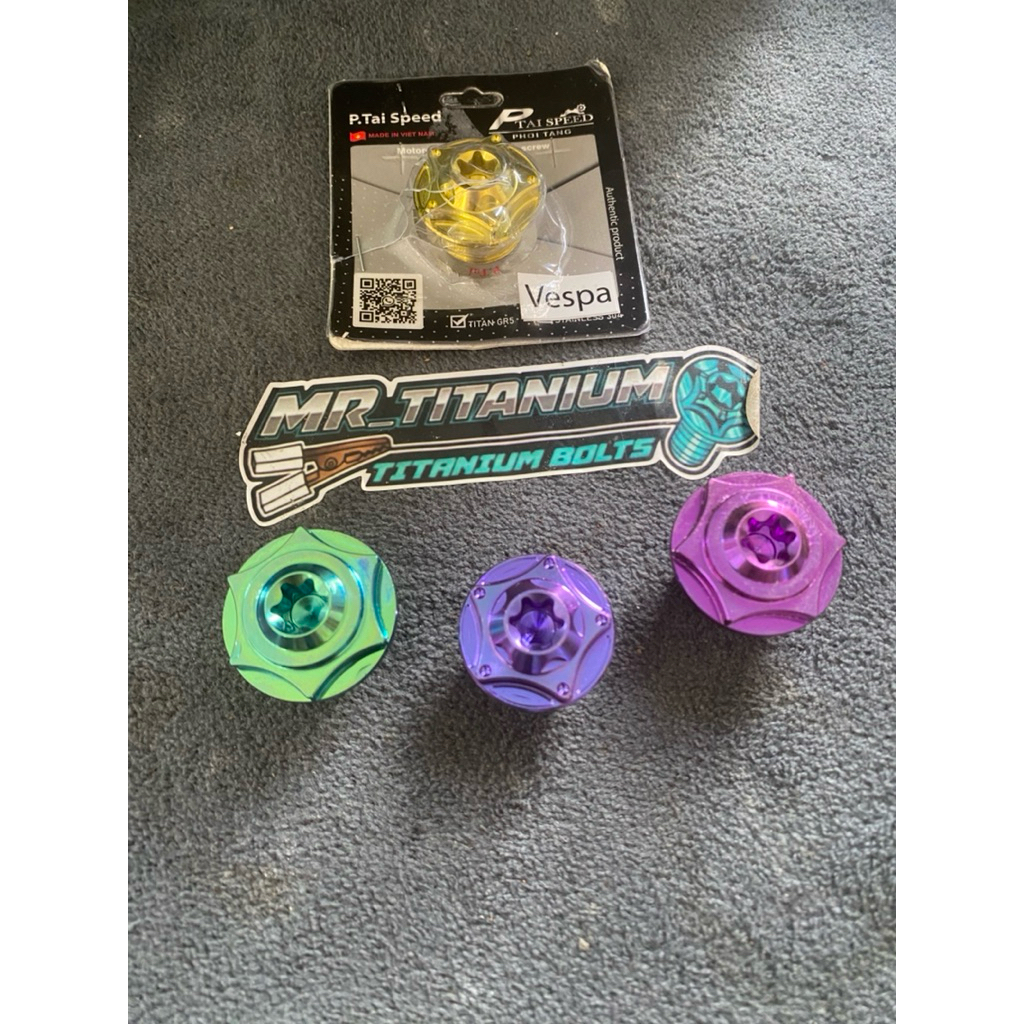 baut oli mesin vespa matic titanium