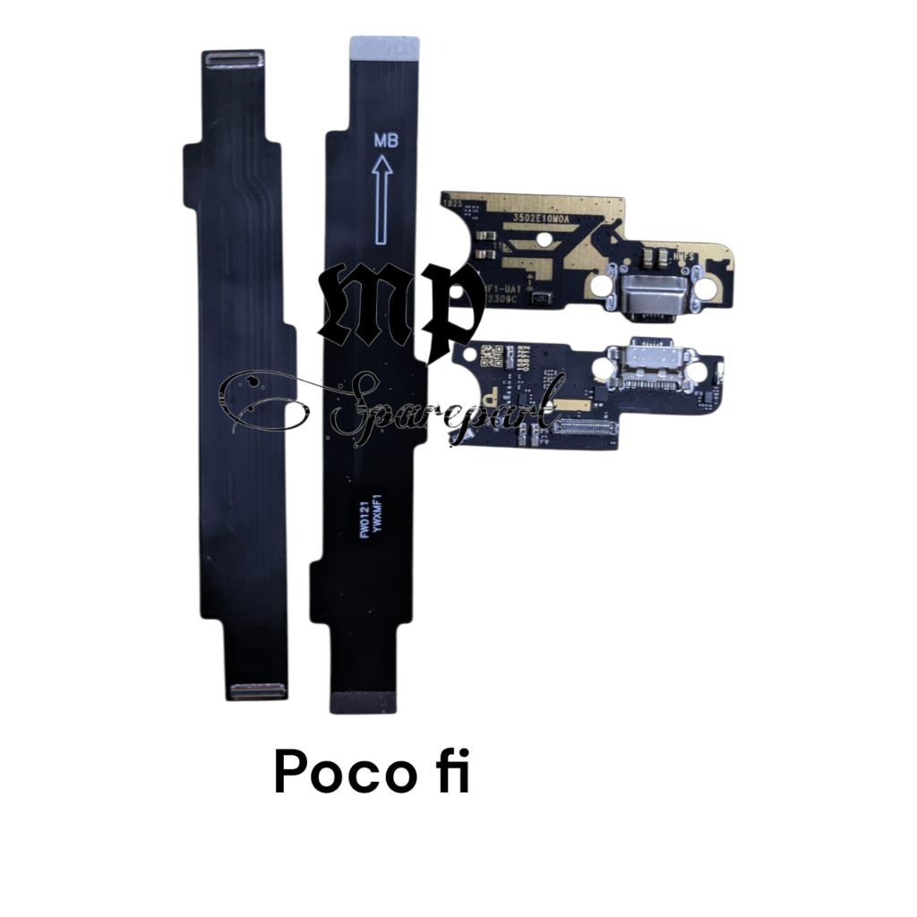 FLEXIBEL CHARGER POCOPHONE F1 PAPAN CAS FULLSET IC + FLEXIBEL BOARD POCOPHONE F1 SATU SET