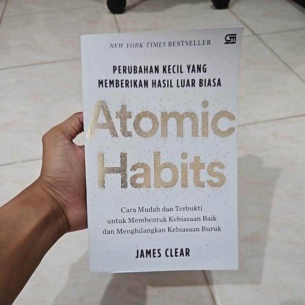 Buku Atomic Habits (By James Clear) - Terjemahan Bahasa Indonesia - Original - Secondhand