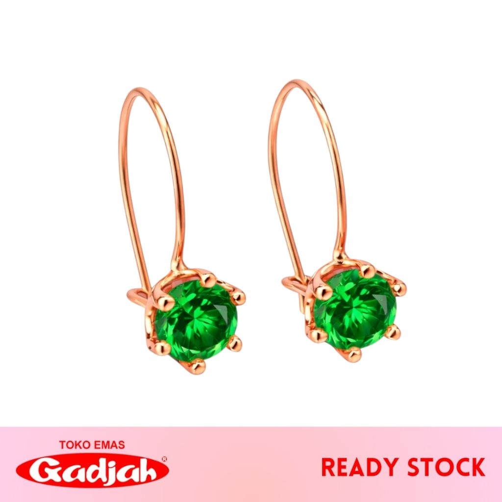 Anting Emas Kawatan Solitaire Desi - Toko Emas Gadjah