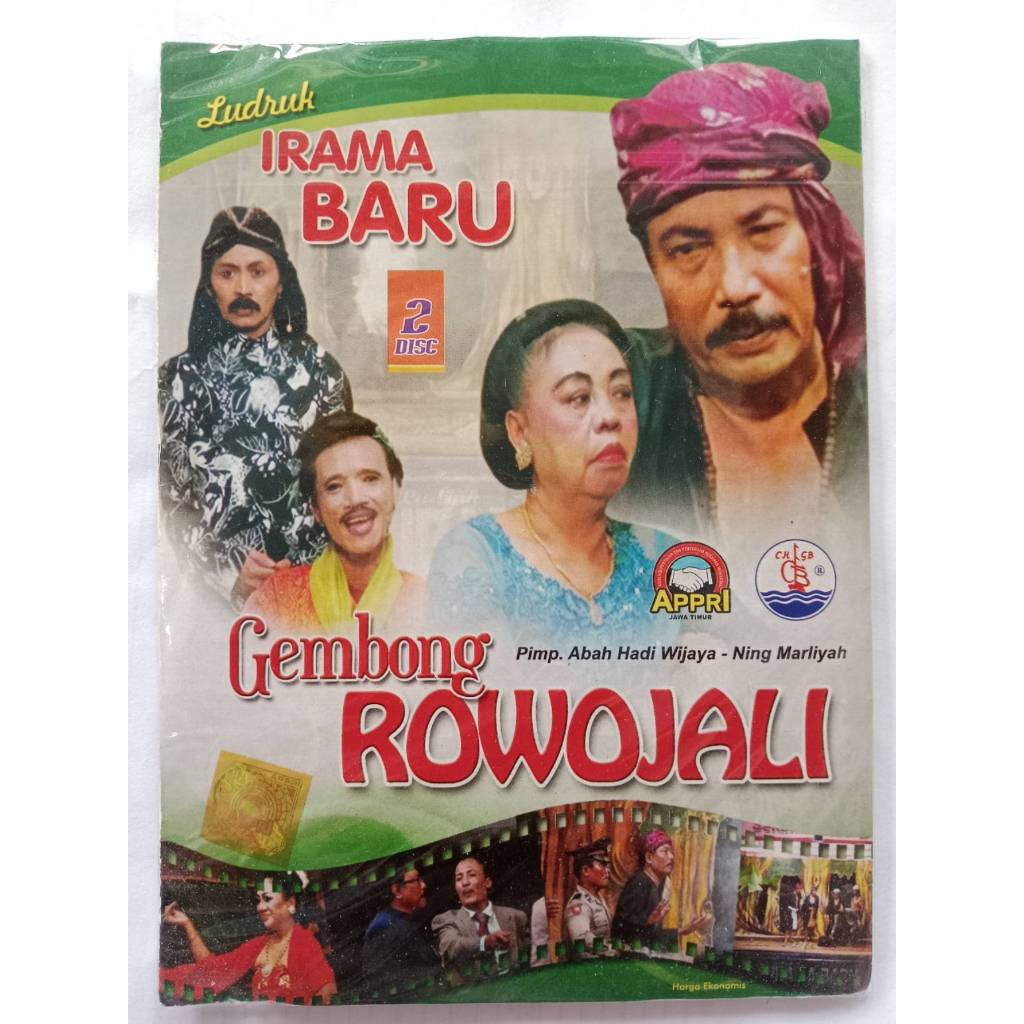 VCD Ludruk Irama Baru Gembong Rowojali 2 Disc