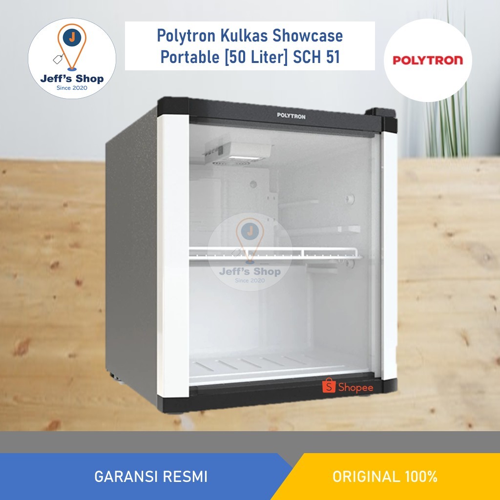 Polytron Kulkas Showcase Mini / Portable [50 Liter] SCH 51