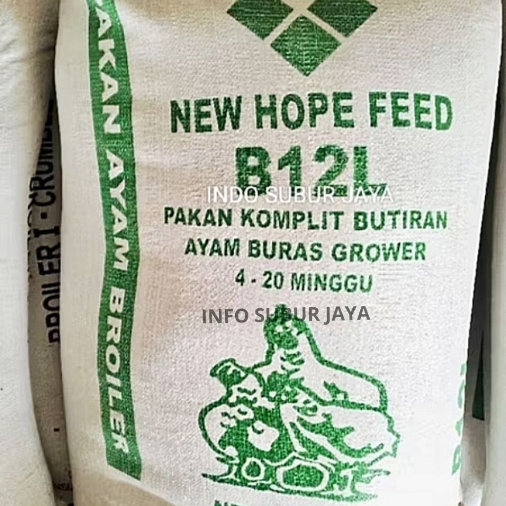 [50 KG] Pur Ayam B12L Pakan Ayam Pedaging New Hope