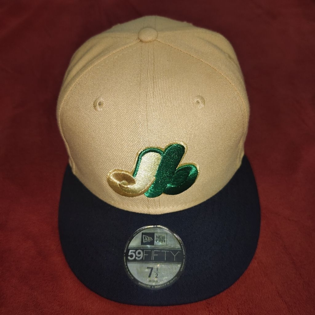 topi new era koleksi 59fifty MLB Montreal Expos Cooperstown collection
