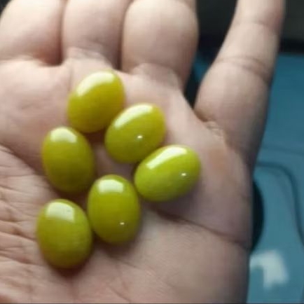 Batu akik kuning belimbing 16x12 mm