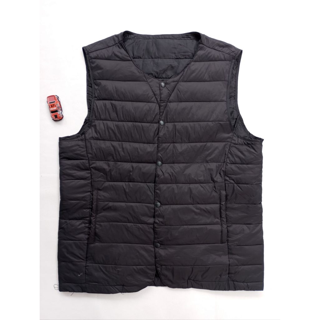 Vest Puffer Black Series Unbrand | Rompi Bulang | Rompi Bulu Angsa | Rompi Second | Rompi Motoran | 