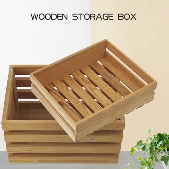 Box Parcel Box Kayu Hampers Lebaran