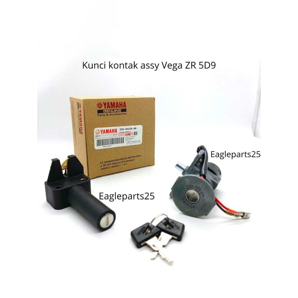 Kunci kontak assy Vega ZR 5D9 /vega zr/vega rr/key set/kunci kontak assy satu set beserta kunci jok 