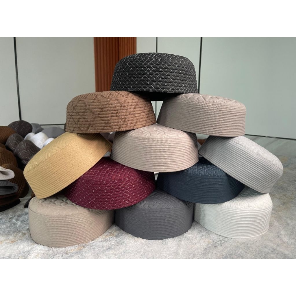 Kopiah Malawi Premium Motif Bordir Pakistan | Peci Malawi Premium | Grosir Songkok Malawi Viral