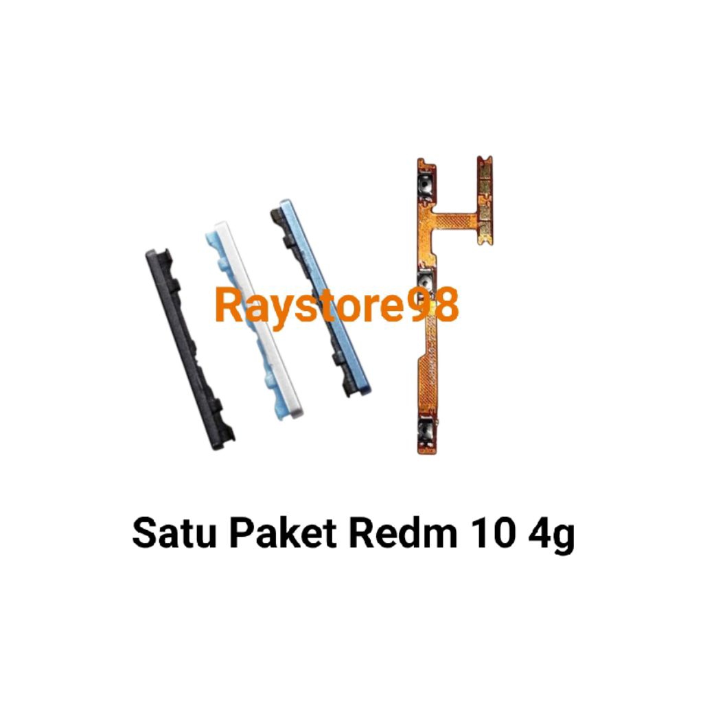 Satu Paket On Of Volume + Pernik Redm 10 Retmi 10 4g Redmi 10 4g Fleksibel On OF Volume