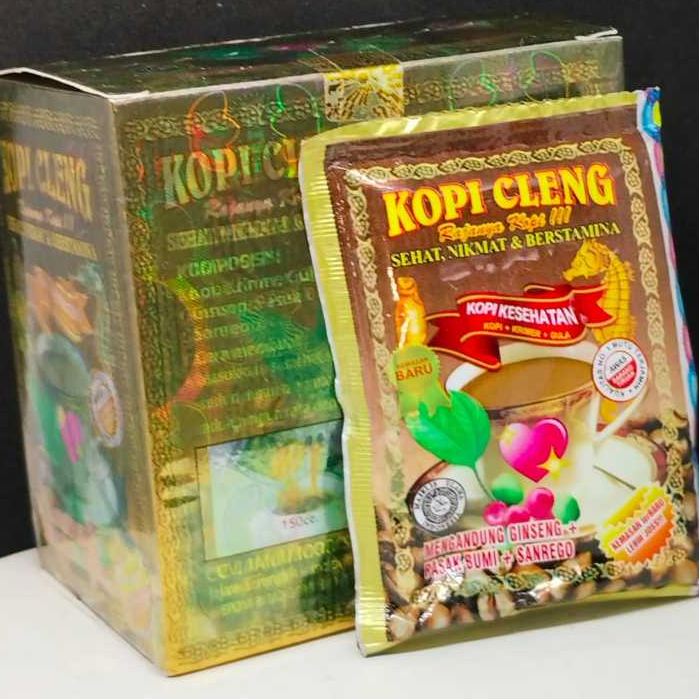 10 Sachet Kopi Cleng Original - Membantu Meningkatkan Stamina