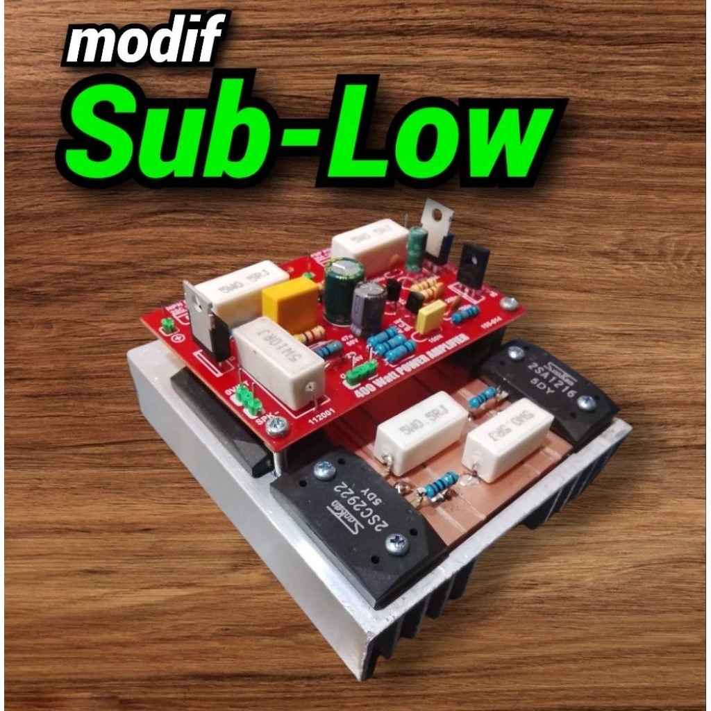 kit power Amplifier 400 watt+final Sanken 2 set modif