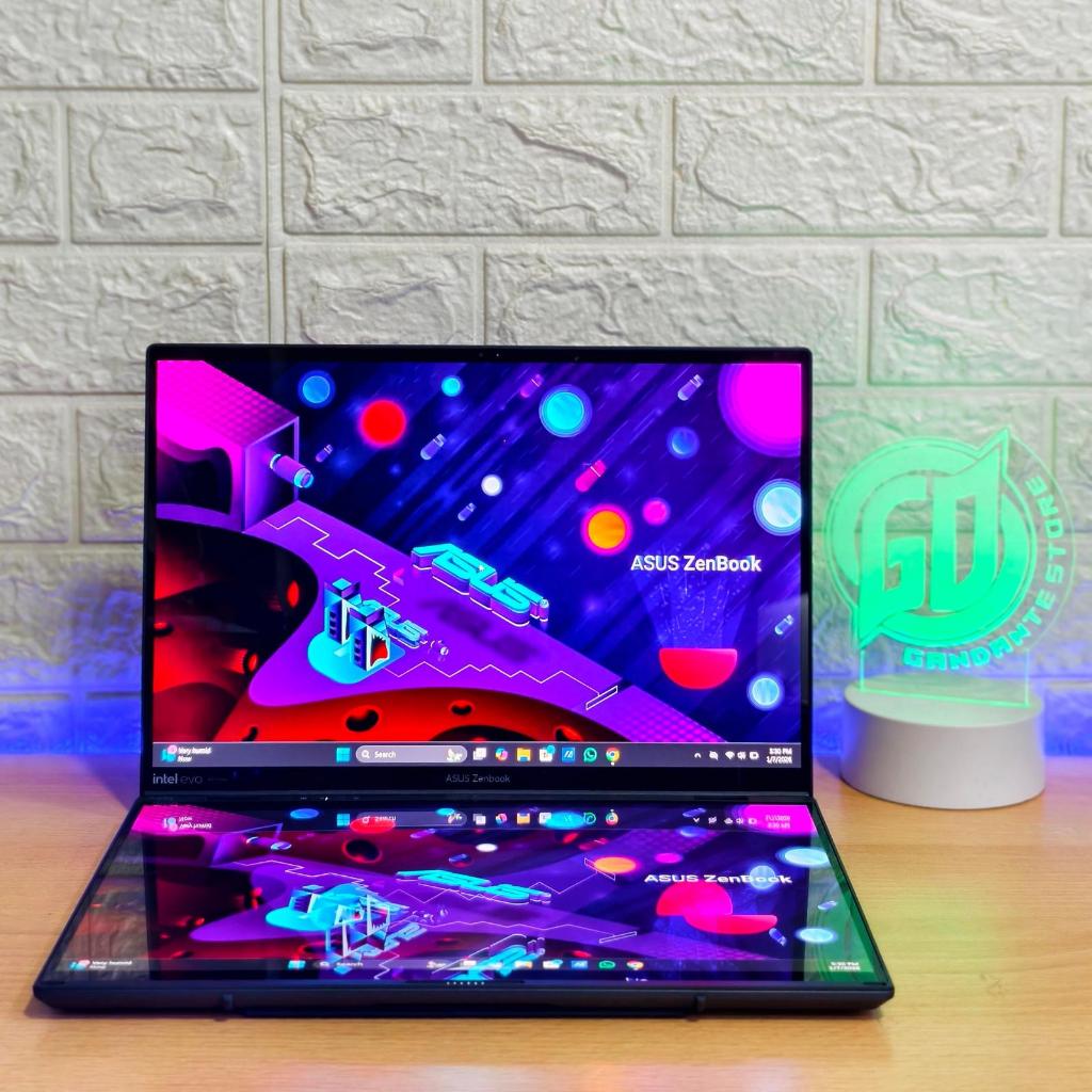 [ GARANSI RESMI ] ASUS ZENBOOK DUO UX8406MA ULTRA 7 158H 16GB 1TB OLED TOUCH 14.0 3K 125% sRGB RESMI