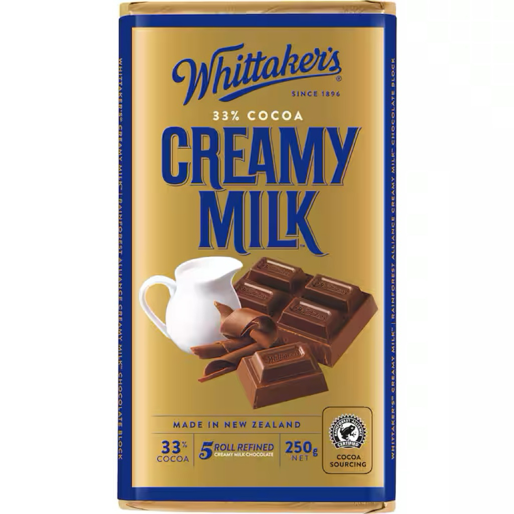 Whittaker's Chocolate New Zealand
