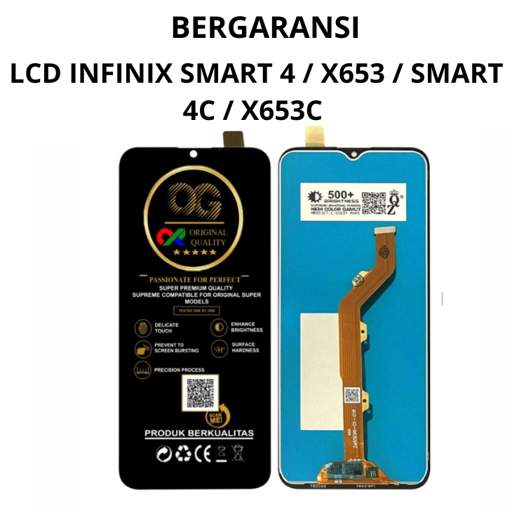 LCD INFINIX SMART 4 / X653 / SMART 4C / X653C FULLSET