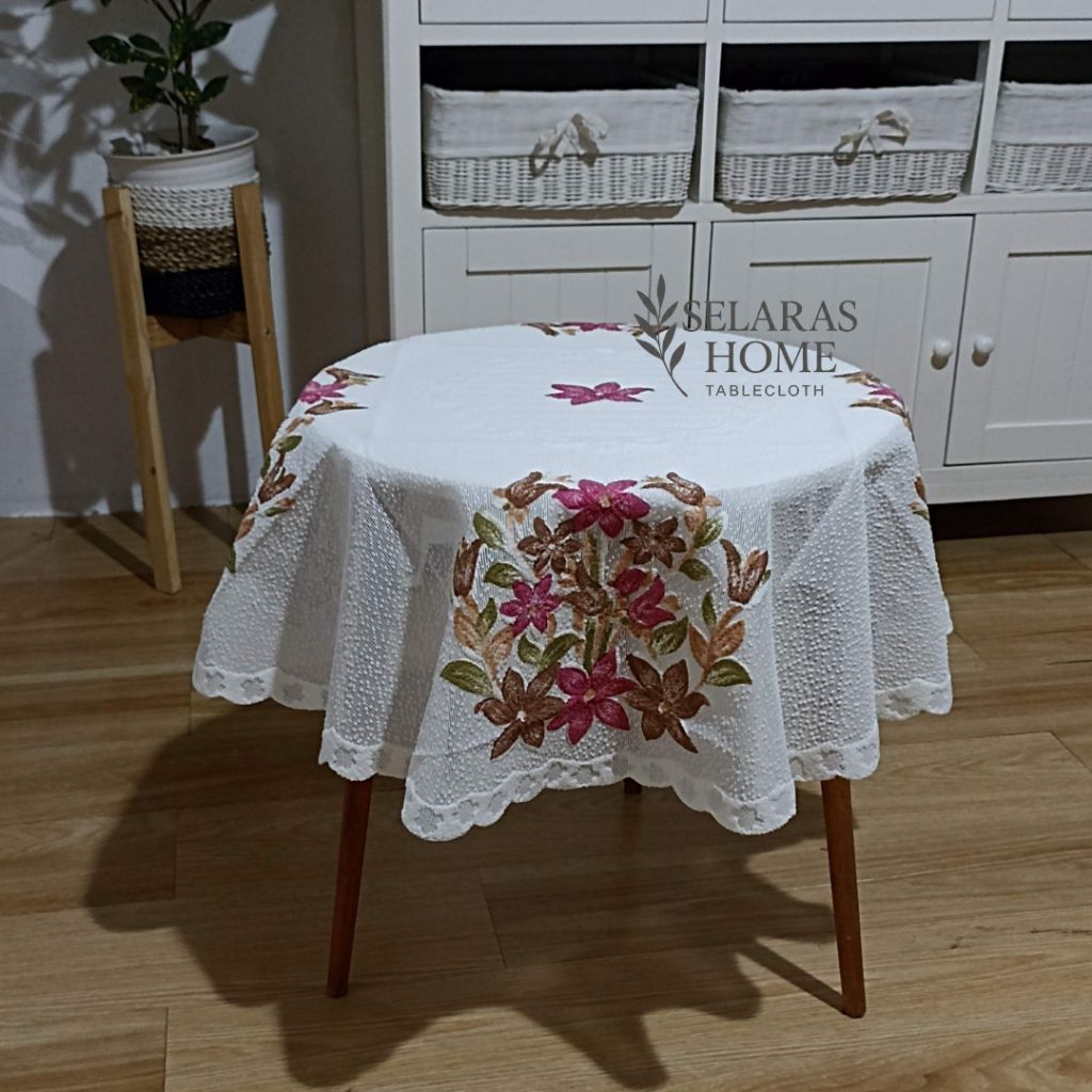 terbaru taplak meja tamu taplak meja bundar 90cm taplak meja bulat taplak meja minimalis taplak meja