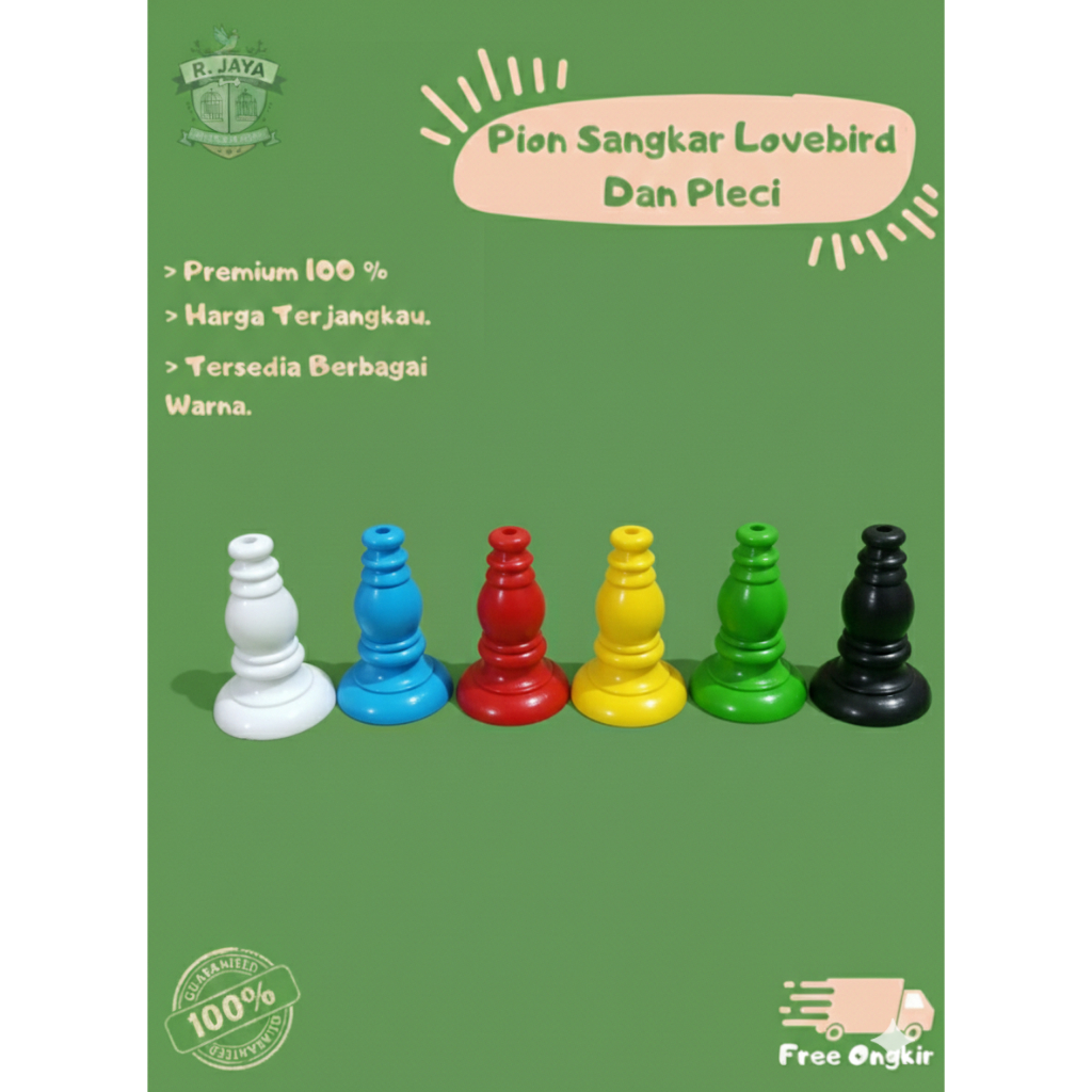 Pion Sangkar Lovebird Dan Pleci Perkutut Plastik Tebal