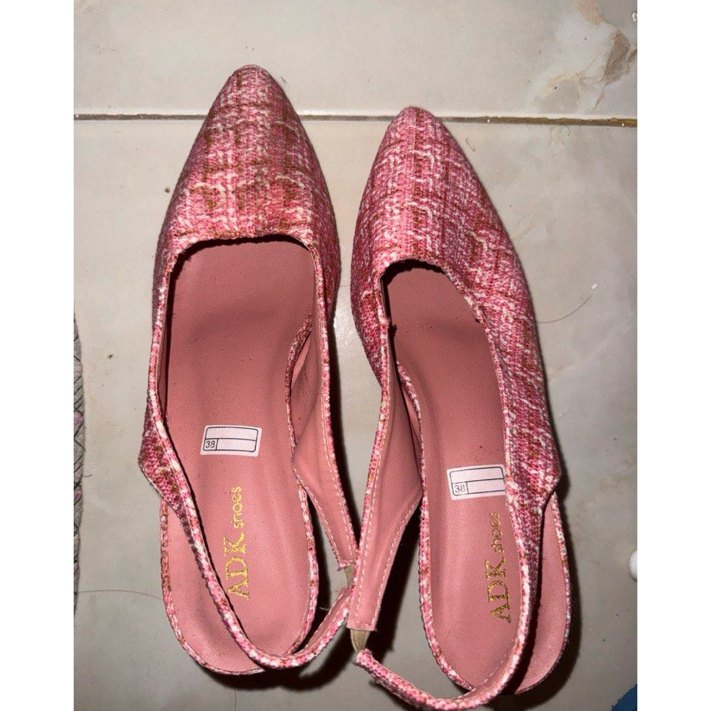 [Preloved] Heels Wanita Pink