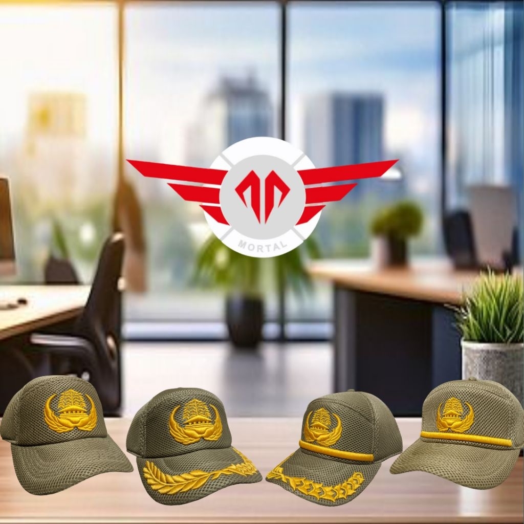 Topi Asn Lapangan Double Mess - Topi Asn Golongan 1 / Topi Asn Golongan 2 / Topi Asn Golongan 3 / To