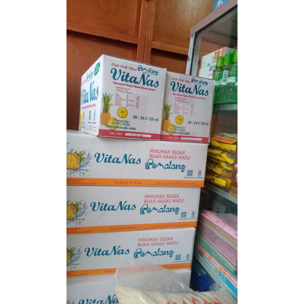 Vitanas minuman nanas madu asli Pemalang 180 ml