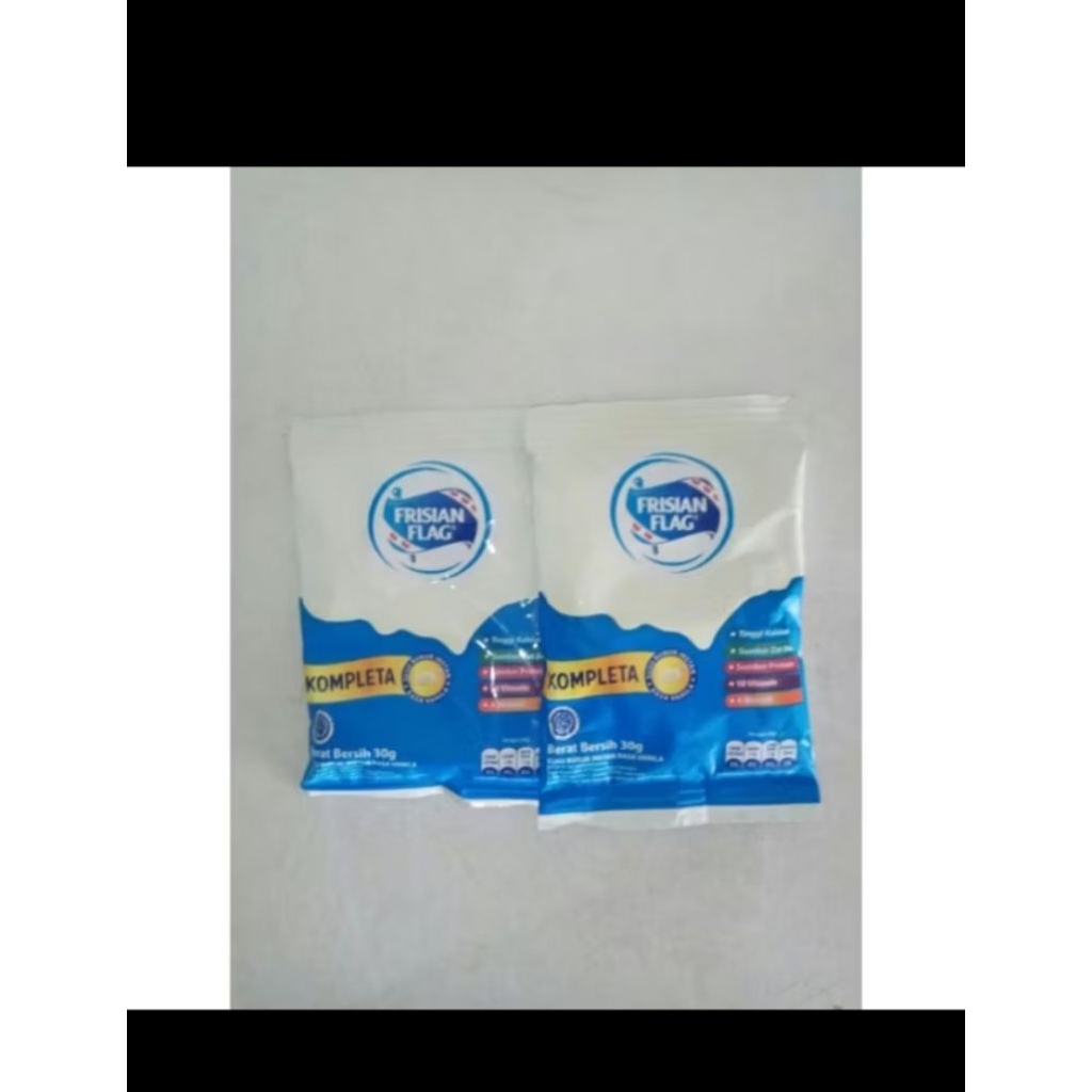 susu bubuk Frisian flag kompleta 30 gram
