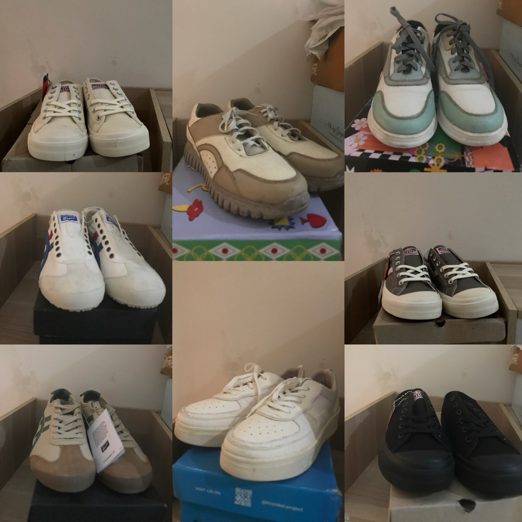SEPATU UNDER 200RIBU (VENTELA, ADORABLE PROJECT, KRONIKEL PROJECT, ONITSUKA TIGER)