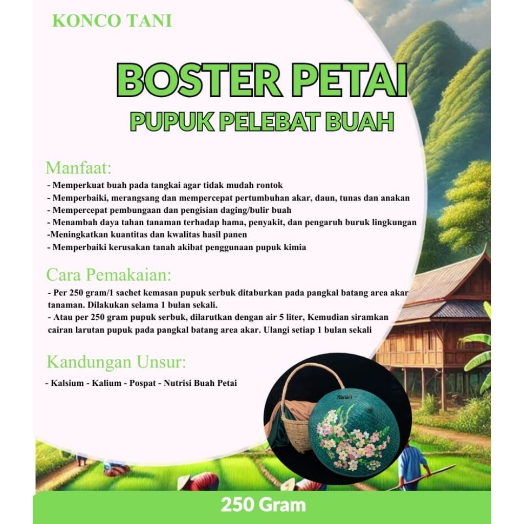 booster petai/nutrisi petai agar cepat berbuah