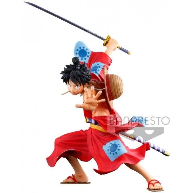 BWFC Super Master Stars Piece Luffy Taro ~ A01 THE BRUSH Ver. (BIB JAPVER) - One Piece Figure Ori