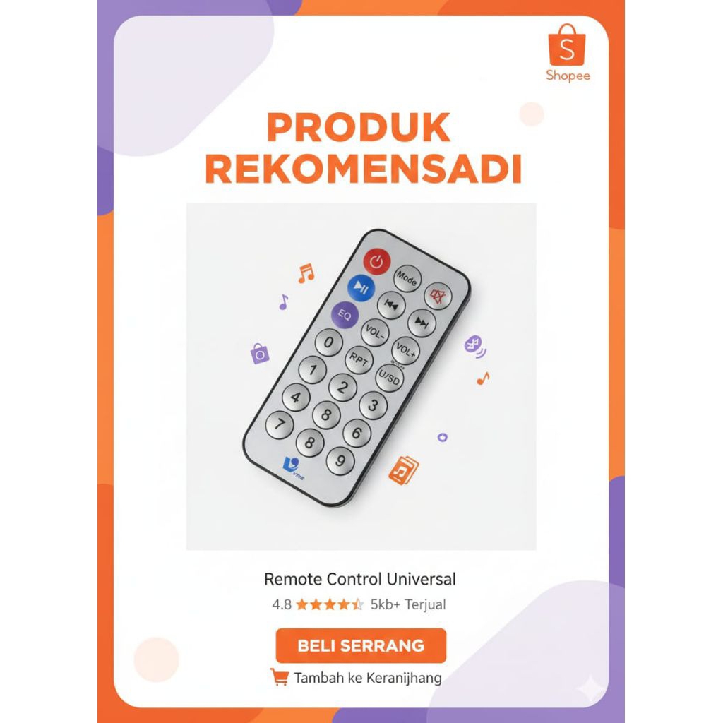 REMOTE Mp3 player vire bluetooth