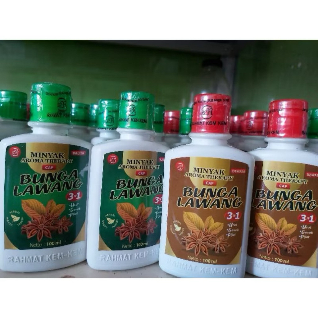 MINYAK urut KARO kemkem bunga lawang 100ml-200ml