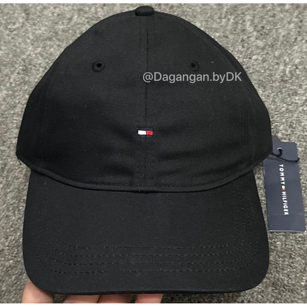 Topi Tommy Hilfiger Small Logo Original 100% Full Black