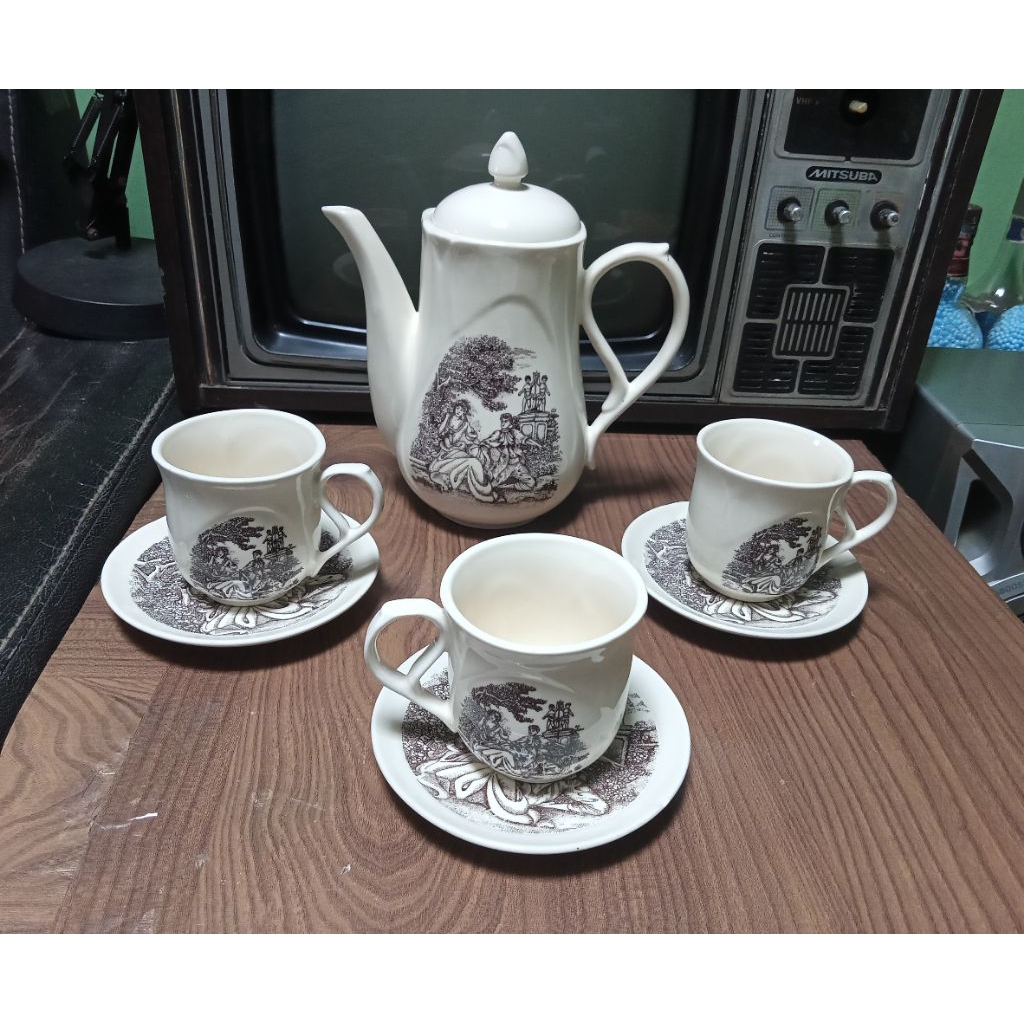 Mukura set Teko antik jadul classic untuk pajangan/dekorasi