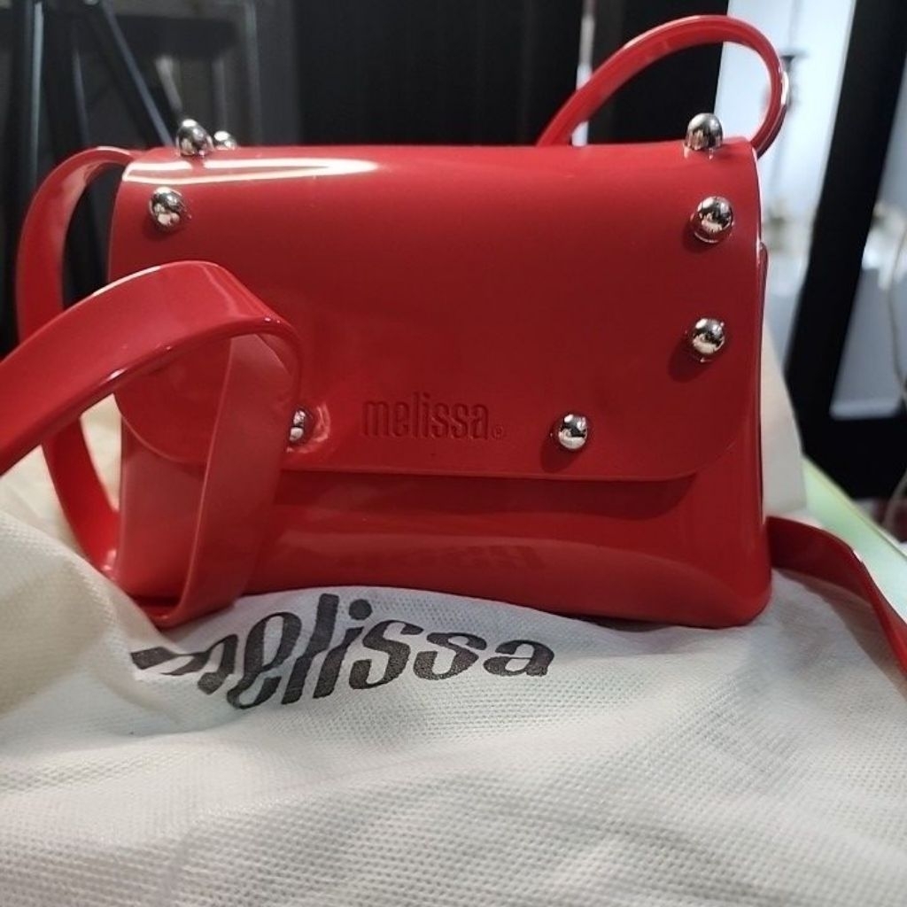 VGC melissa stud jelly bag authentic