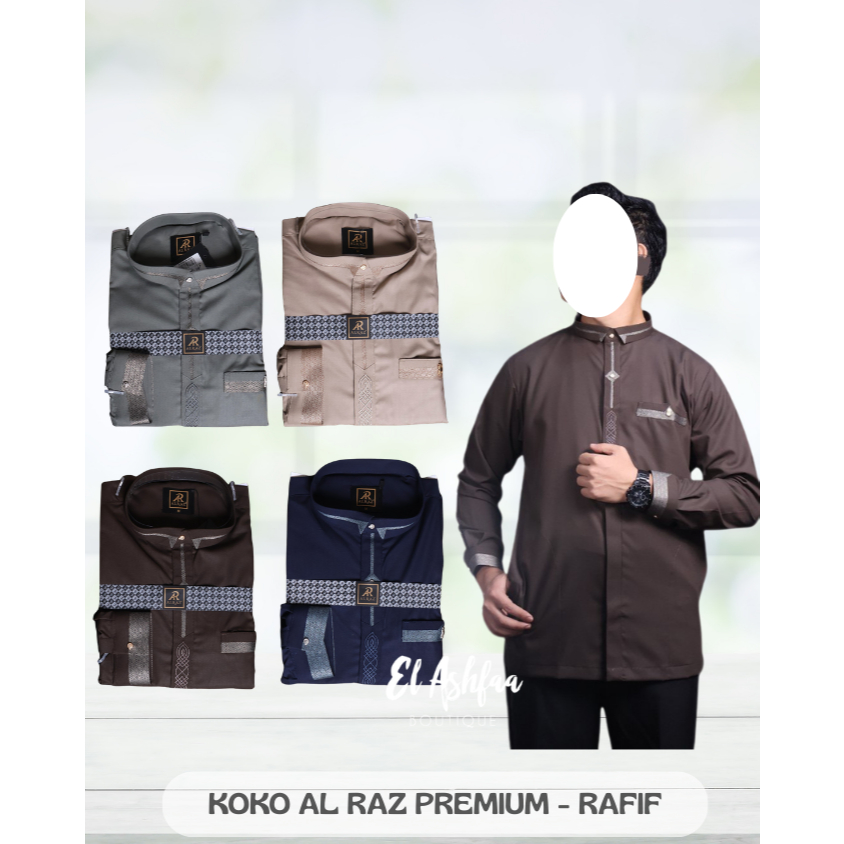 Baju Koko | Koko Al Raz Kombinasi Rafif- El Ashfaa Boutique